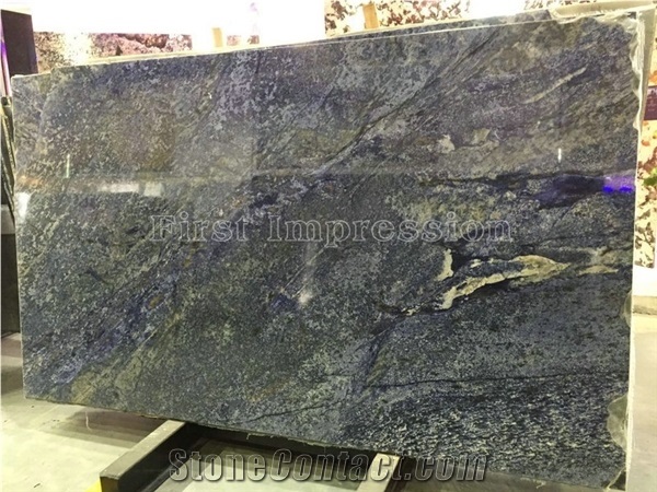 Azul Bahia Granite Slabs & Tiles/Top Grade Hotel Interior Decoration Project Materail/High Quality & Best Price Granite/Wall & Floor Covering Tiles