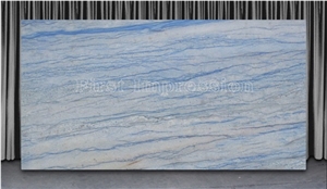 Azul Macaubas Blue Quartzite Polished Slabs & Tiles/Brazil Luxury Blue Natural Quartzite Slabs/Cheap Blue Quartzite Big Slabs