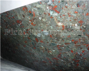 Blood Stone Semi Precious Stone Panes Backlit/Blood Stone Slab & Tiles