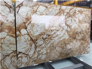 Brazil Roma Impression Natural Quartzite Slabs & Tiles/Private Meeting Place/Top Grade Hotel Interior Decoration Project/New Finished/High Quality & Best Price/Luxury Natural Quratzite Big Slabs