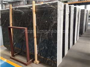 Cheap Marble Dark Grey Color/Good Polished Marble Big Slabs/Classic Grey Marble Floor & Wall Covering Tiles/Xingchen Gray Marble Pattern/Marble for Big Slabs