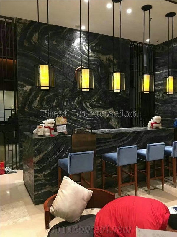 China Ancient Wooden Vein Marble Slabs & Tiles/Black Wooden Marble/Antique Black Marble/Ancient Wood Grain Marble Wall & Floor Covering Tiles/Black Chinese Marble