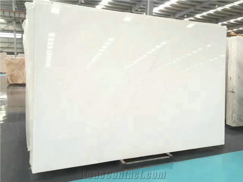 China Han White Marble Slabs & Tiles/Pure White Jade/Sichuan Han White Jade for High Quality & Best Price/White Marble Wall & Floor Covering Tiles/High Grade White Marble