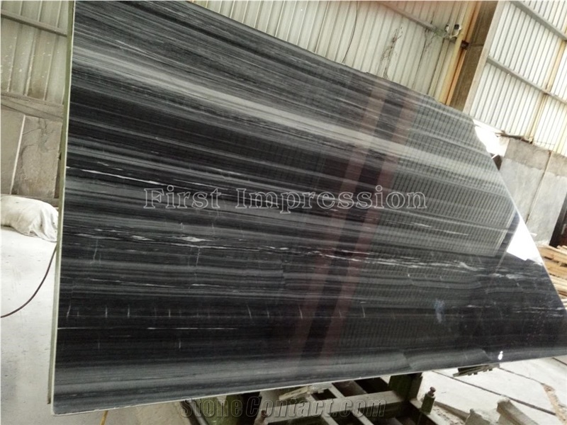 China Wooden Grain Marble Slabs & Tiles/Wooden Vein Marble/Black Wood Grain Marble Big Slabs/Wooden Vein Marble Polished Tiles/Flooring & Wall Tiles
