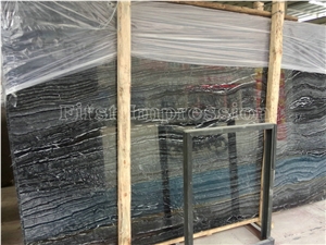 Chinese Ancient Wood/Black Wood Vein Marble/Ancient Wood Marble/Wooden Black Marble/Polished China Black Marble Tiles & Slabs for Wall & Floor