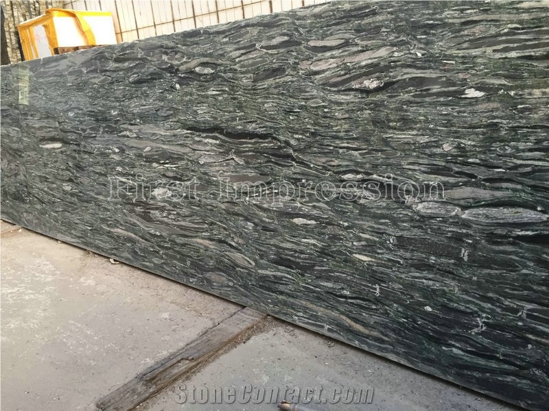 Colorful Green Granite Slabs & Tiles/Ocean Green Glossy Wave Veins Granite/Popular Green Granite Thin Slabs for Wall & Floor Covering/Granite Tiles/Granite Slabs
