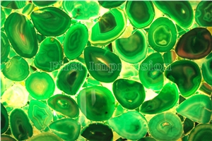 Green Agate Brazil Backlit Slab / Green Agate Slab and Tiles /Green Agate Gemstone Tiles /Green Agate Backlit Semipreccious Stone Slabs