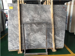 Grey Marble Slabs & Tiles/Light Gray Marble Big Slabs/Classic Grey Marble Floor & Wall Covering Tiles/New Material Grey Marble/Menghuan Grey Marble