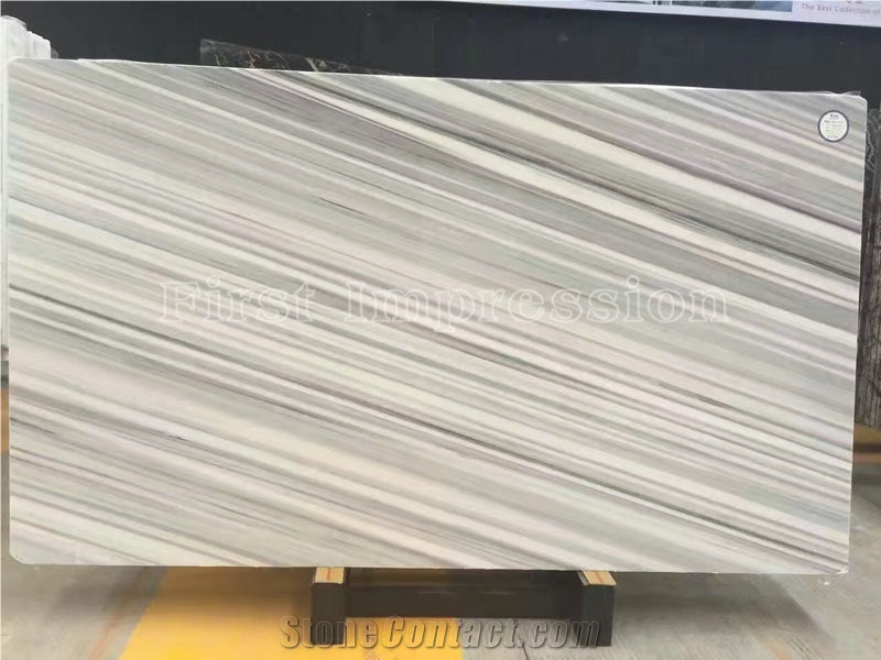 Grey Stripe Marble Tiles & Slabs/Chinese Natural Marble Wall & Floor Covering Tiles