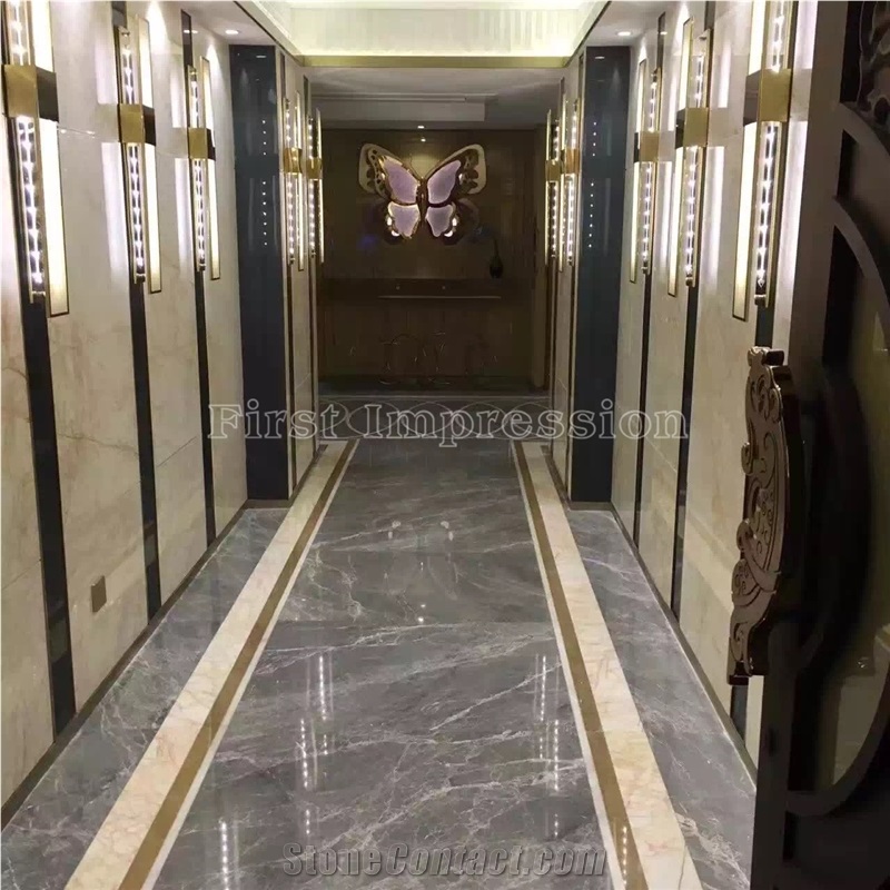 High Quality & Low Price Chinese Marble/Aleutian Mink Marble Slabs/Silver Marten Marble Tiles/Grey Marble Slabs & Tiles/Marble Floor & Wall Covering Tiles/Marble Skirting/Marble Pattern