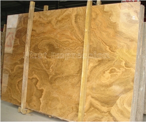Imperial Wooden Vein Marble Tiles & Slabs/Royal Wood Grain Yellow Marble Floor & Wall Covering Tiles