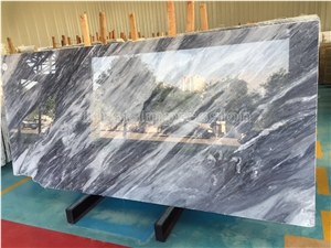 Italian Grey Marble Tiles & Slabs/Italy Gray Marble Tiles/Italy Marble Big Slabs/Grey Marble Wall & Floor Covering Tiles/New Marble High Quality & Best Price/Hotel Decoration/Marble With Dark Vein