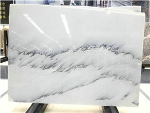 Landscape Painting Marble Slabs & Tiles/Jingya White Polished Marble Wall & Floor Covering Tiles/Background Wall / White Crystal Marble