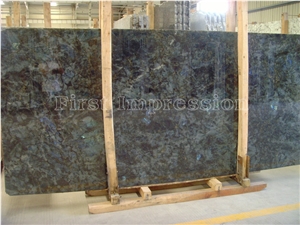Madagascar Blue Granite Big Slabs & Tiles/Lemurian Labradorite Blue Granite/ Granite Floor&Wall Tiles
