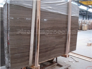 Mediterranean Wood Grain Marble Slabs/ China New Material/Marble Slabs & Tiles/Cut-To-Size for Floor & Wall Covering/Interior Decoration/Indoor Metope/Stage Face Plate/High-Grade Materials/Grey Marble