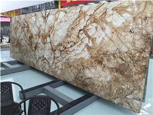 New Polished Brazil Roma Impression Natural Quartzite Slabs & Tiles/Slabs/Private Meeting Place/Top Grade Hotel Interior Decoration Project/New Finished/High Quality & Best Price