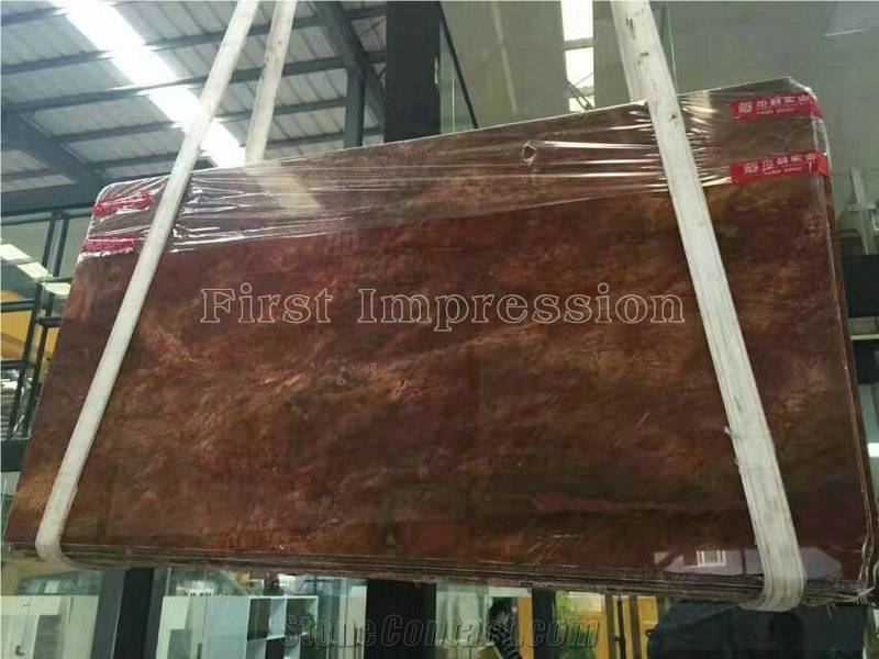 Red Diamond Marble Slab /Red Marble Slab & Tiles /China Red Marble Floor Covering Tiles 