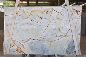 Roman Blue Quartzite Tiles & Slabs/Wall & Floor Covering Tiles/Roma Imperiale/Azul Mare Natural Quartzite/Blue Mare Quartzite/Brazil Blue Quartzite/High Quality Material