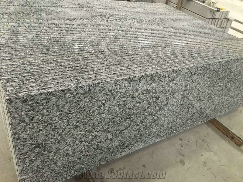 Spray White Granite G377/Breaking Waves/White Wave/Sea Wave Flower/Spary White Granite Tiles & Slabs/Grey White Granite Thin Slabs/Hot Sale Chinese Granite Tiles & Slabs