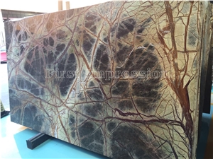 Top Quality Rain Forest Green Marble Tiles & Slabs/Green Polished Marble Floor Tiles & Wall Tiles/Best Price Green Marble Big Slabs