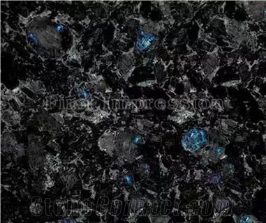 Volga Blue Granite/Ukraine Blue Granite Tiles & Slabs/Natural Stone/Volga Blue Extra Dark/Building Material for Floor and Wall/Best Price & High Quality