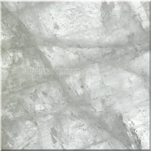 White Quartz Backlit Slab Semiprecious Stone/ Crystal White Gemstone Tiles /White Crystal Slab Backlit/Gemstone Tiles and Slab /White Gemstone Slab for Countertop and Tabletop