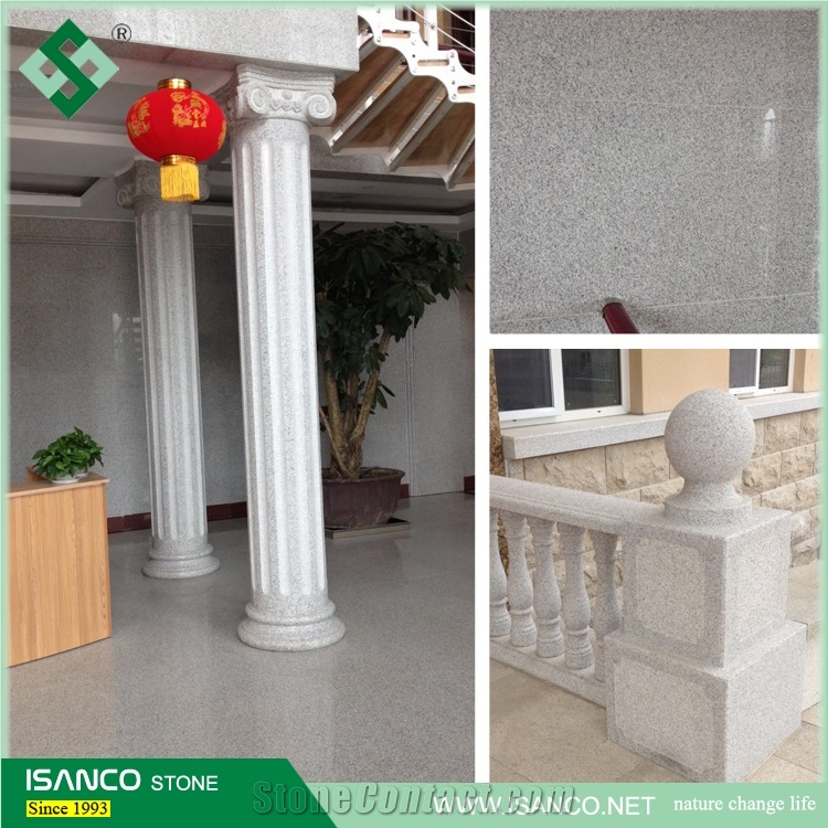 China Crystal Grey Granite Wall Covering G603 Granite Slabs Jinjiang White Granite Floor Covering Silver Grey Granite Skirting Padang White Granite Tiles G3503 Granite Prices