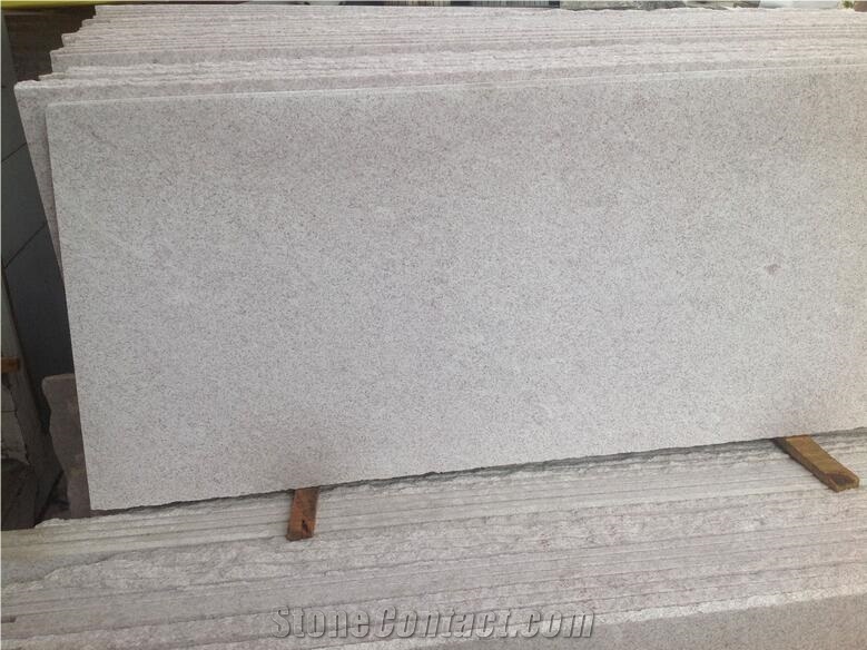China Shandong Pearl White Granite Slabs Polished Paving Stone for Cheap Price Selling All over the World