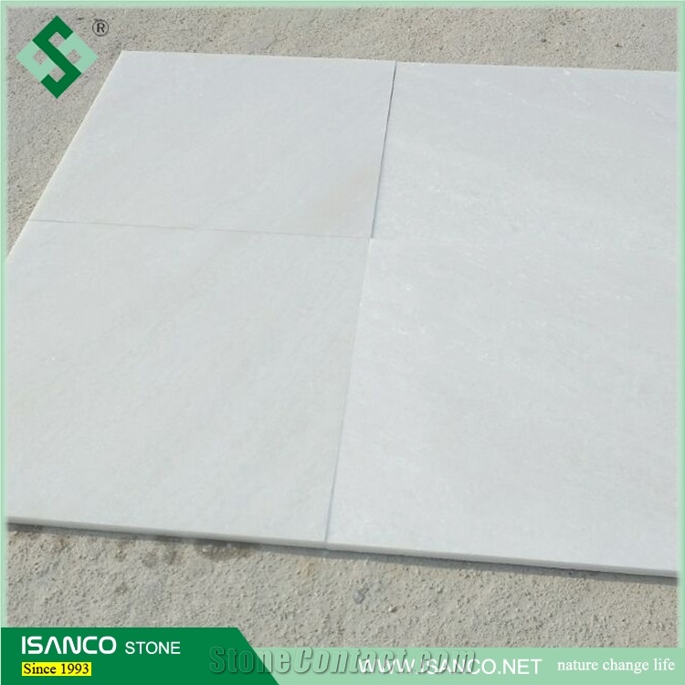 Shandong White Laizhou Marble Tiles&Slabs Laizhou Snow Flake White Marble Wall Covering Tiles Marble Floor Covering Tiles Witermint White Marble French Pattern Marble Versailles Pattern Big Slabs