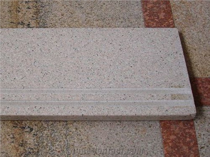 Cheapest Price High Quality Chinese Natural Polished G681/Shrimp Red/Rosa Pink/Strawburry Pink/Rosa Pesso/Sunset Red Granite Stairs & Steps & Riser,Own Factory Direct Wholesale