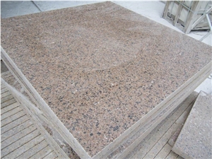 Cheapest Price High Quality Chinese Polished Desert Brown/Palm Red/Tropical Brown Granite Tiles & Slabs & Cut-To-Size for Floor Covering and Wall Cladding,Own Factory Sale for Project/Hotel/House