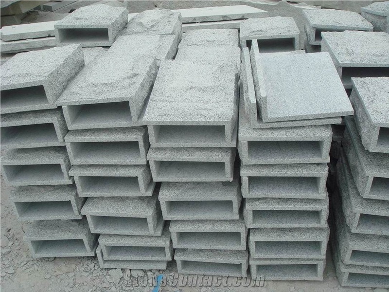 Cheapest Price High Quality Own Factory Direct Sale Natural G603 Granite Mushroom Stone for Wall Cladding,Chinese Grey Granite Building Stones