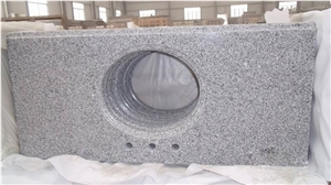Hot Sale,Cheapest Price High Quality Own Factory Chinese G603/Royal White/Ice Cristall/Monte Bianco/Mountain Grey/Padang Crystal Granite Bathroom Tops/Vanity Tops for Project/Hotel/House