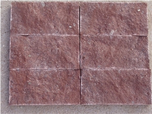 Hot Sale,Cheapest Price Red Porphyry Cube Stone,Chinese Dayang Red Pavers/Red Paving Stone,Own Quarry Direct Sale for Outdoor Project/Driveway/Road Pavers
