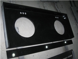 Own Factory Chinese Shanxi Black/Absolute Black Granite Vanity Tops and Bath Tops for Project/Hotel/House