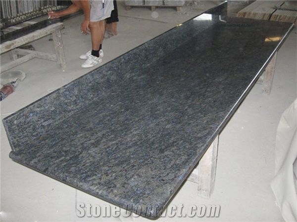 Own Factory Good Price High Quality Chinese Natural Butterfly Blue/Blue Tropical/Farfalla Blue/Pappilion Granite Kitchen Countertop/Bench Tops/Bar Top/Worktops/Island Tops/Desk Tops for Building Stone