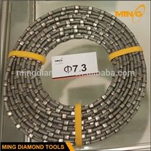 Diamond Cutting Wire Saw for Granite with Pre - Sharpened Sintered Wire Beads