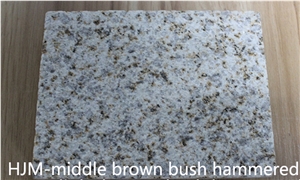 Hjm Middle Brown Granite Slabs and Tiles Polished