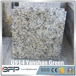 Chinese Green Granite,Yanshan Green Granite Slabs and Tiles for House Projects