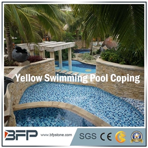 G682 Yellow Granite, Chinese Rusty Granite for Swimming Pool Paving and Coping