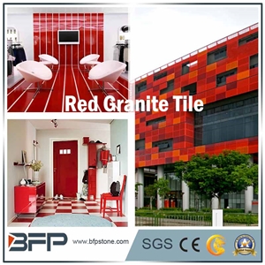 Imported Dark Red Granite Slabs, Multicolor Red Granite for Flooring Tiles and Wall Tiles