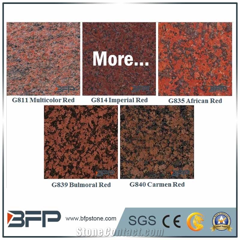 Imported Dark Red Granite Slabs, Multicolor Red Granite for Flooring Tiles and Wall Tiles