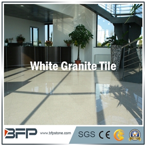 Imported White Granite Slabs and Tiles,Polished and Flamed Surface for Interior and Exterior