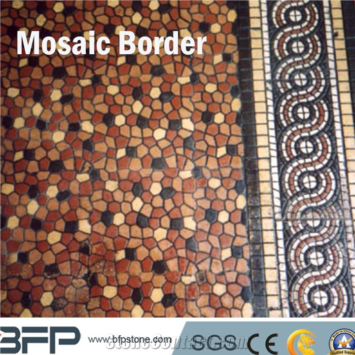 Marble Mosaic, Mosaic Border, Polished Marble Border
