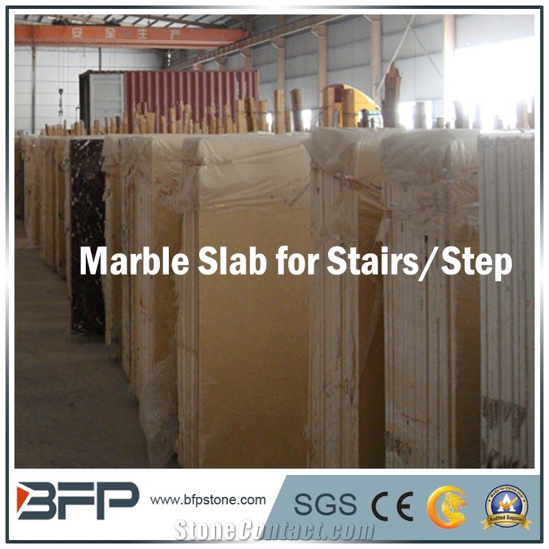 Natural Marble Stone for Elegant Stairs/Steps&Risers/Treads&Riser for Internal Decoration
