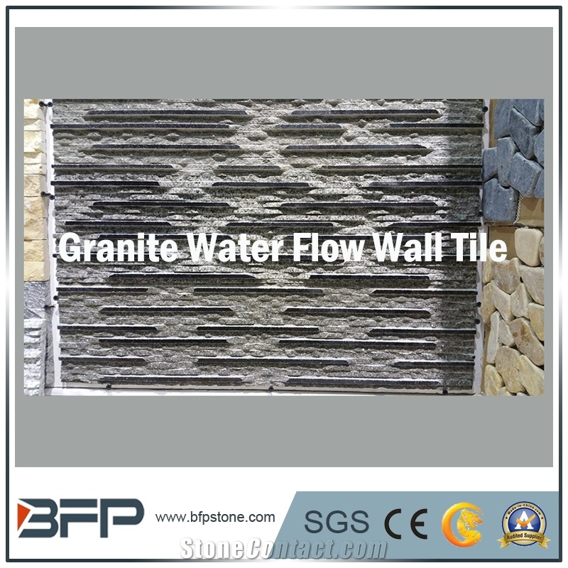 Natural Stone Grey/Black Granite Wall Tile and Wall Cladding