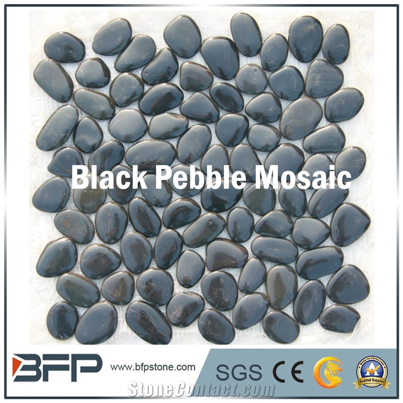 Polished Pebble Mosaic, Pebble Mosaic, Mosaic Tile, Pebble Pattern