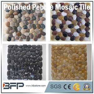Polished Pebble Mosaic, Pebble Mosaic, Mosaic Tile, Pebble Pattern