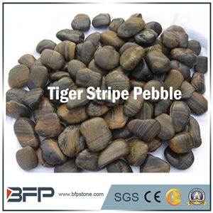 River Stone, Tiger Stiped Pebble, Polished Pebble Stone
