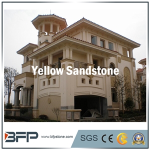 Sandstone Exterior Wall Covering,Sandstone Interior Wall Covering,Sandstone Tiles,Yellow Sandstone